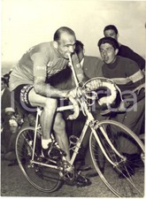 1956 GIRO D'ITALIA Fiorenzo MAGNI nella crono Bologna-Madonna di San Luca *Foto