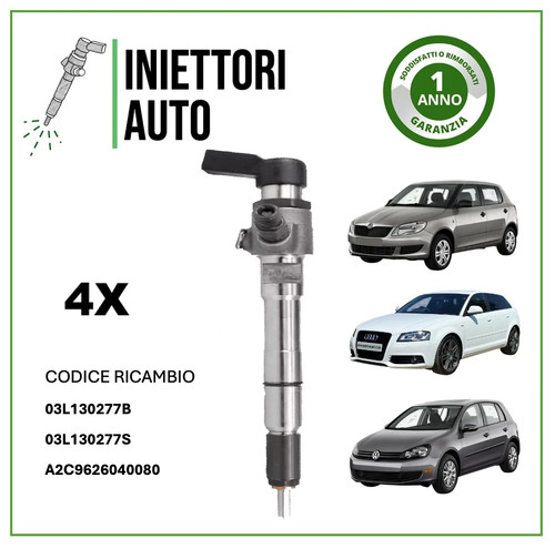 Iniettori 03l130277b vw - iniettori,