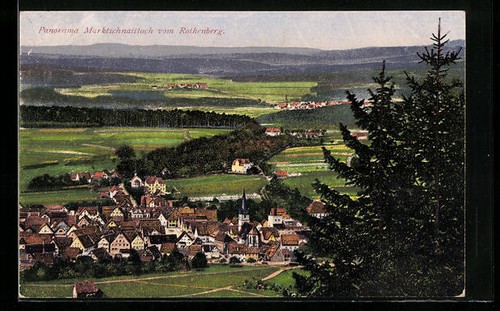 Marktschnaittach panorama da - marktschnaittach,,