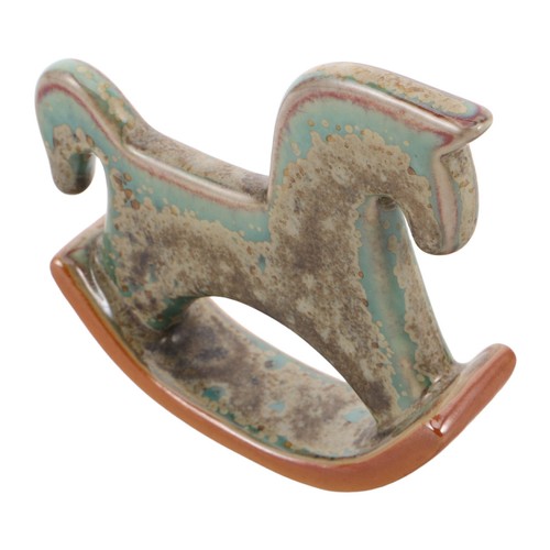 Cavallo dondolo in - dondolo, ceramica