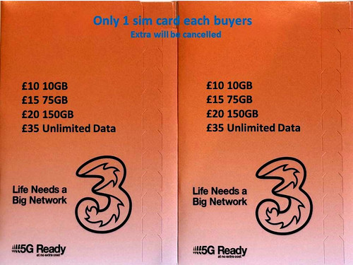 Three pay as - 4g, uk