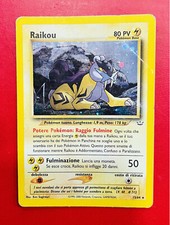 Lotto Carte Pokemon Raikou 13/64 Holo Neo Revelation Raro Ita