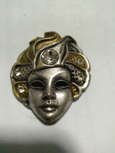 Spilla maschera veneziana - maschera,
