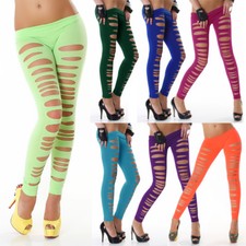 Leggings treggings strappi