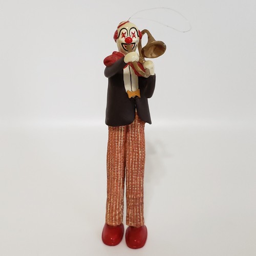 Circo clown bugler statuina - circo,