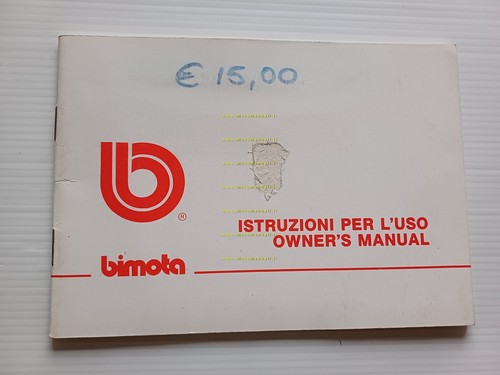 Bimota db1 manuale uso - bimota,
