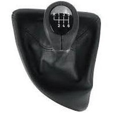 SET POMELLO e CUFFIA LEVA CAMBIO PER BMW SERIE 1 E87 E81 IMPUGNATURA 6 MARCE