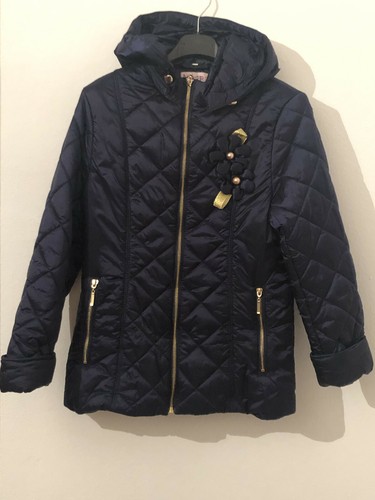 Giubbotto blu bambina 10 - giubbotto,