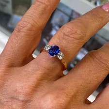 Anello 3,40 Ct Taglio Ovale
