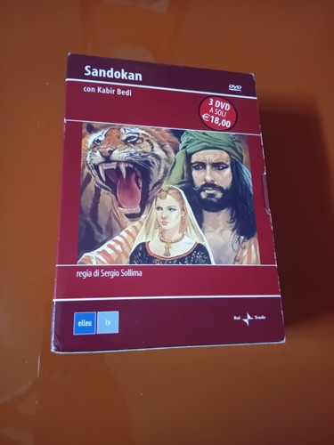 Sandokan cofanetto dvd - cofanetto, kabir