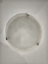 Plafoniera vetro satinato