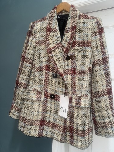 Blazer doppiopetto zara - blazer, crema