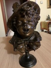 BUSTO DI BIMBO SCULTURA IN