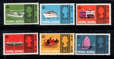 Hong Kong 1968 Michel 232-237 MNH 100% SPEDIZIONI, Regina Elisabetta II