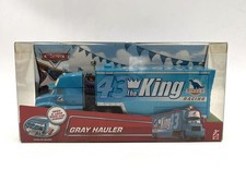 Camion Disney Pixar Cars King Grigio Trasportatore 1:55 Raro VHTF Semirimorchio Dinoco