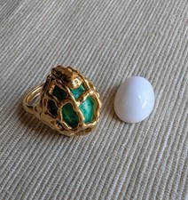 Trifari Anello Vintage con pietre intercambiabili