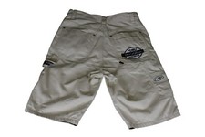 Vintage Late 90s Fubu Cargo Shorts Hip Hop Rap Hot Topic Y2K Ivory 33  