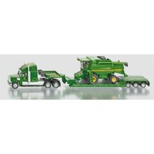 SIKU 1851 Camion USA con Mietitrebbia John Deere, M 1:87, Nuovo e Confezione Originale