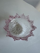 Paralume Tazza Coppa  16x7 cm Vetro Murano  Ricambio Lampadario Replacement Rosa