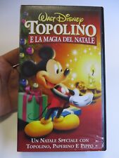 Vhs - WALT DISNEY - TOPOLINO E LA MAGIA DEL NATALE -