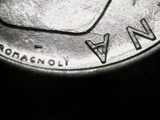 5 LIRE 1955 ERRORE -FRATTURA