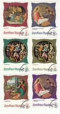 Togo 1969. Dipinti religiosi Tintoretto, Velazquez, El Greco Botticelli CTO OG