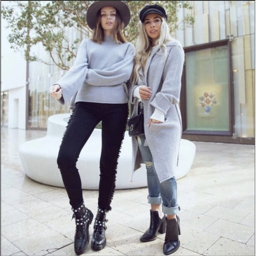 Jeans elan neri alla caviglia - elan,