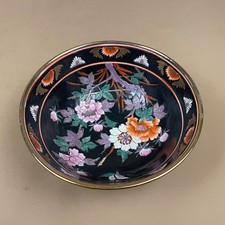 Antico piatto ciotola floreale