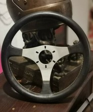 Volante Fusina 340mm Originale pelle. Fusina lenkrad Porsche Lancia Innocenti