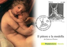 ITALIA 2007 POSSAGNO ANTONIO CANOVA "VENERE CON AMORE" ANNULLO FDC CARTOLINA