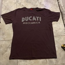 T-shirt vintage anni 90 Y2K Ducati Meccanica moto da corsa Spellout TG XL