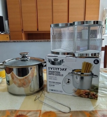 Set pentola spaghettiera - set,