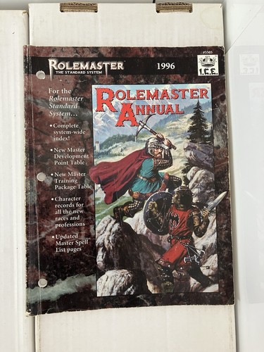 Rolemaster annual 1996 5505 - annual, 1996.