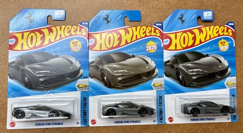 Hot wheels grigio - ferrari, sf90