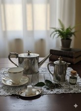 Teiera Sheffield silverplate