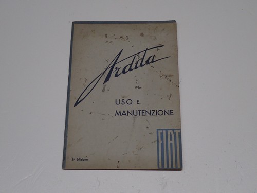 Fiat ardita libretto - fiat, uso