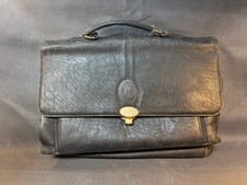 Antico Borsa Cartella Pelle Claude Gerardo Parigi Pelle Vintage
