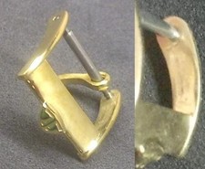 Original Jaeger LeCoultre Buckle 1 Fibbia 14mm inner YellowGP Light signs L@@K !