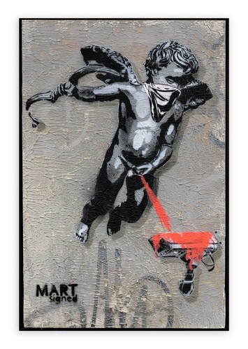 Opera street art mart signed - mart,