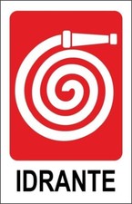 CARTELLO SEGNALETICO - IDRANTE