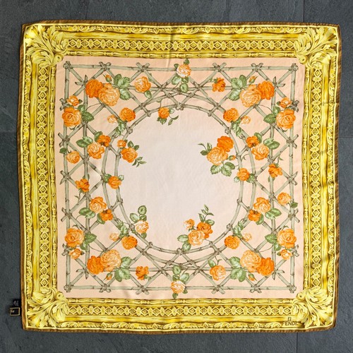 Fendi foulard sciarpa seta - sciarpa,