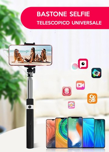 Bastone selfie telescopico - selfie,