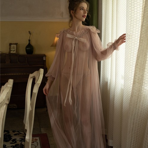 See through nightgown - see,