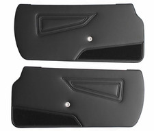 Fiat 124 Spider (1979-1982) - Pannello porta con moquette, nero, coppia, NUOVO