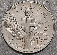 10 CENTESIMI LIRE IMPERO 1° TIPO 1936 1937 1938 1939 BB SPL FDC SCEGLI ANNO RAME