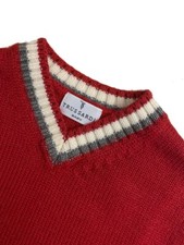 MAGLIONCINO SMANICATO TRUSSARDI rosso per bambini 18 mesi