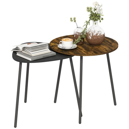 Homcom set tavolini nesting - homcom, 2