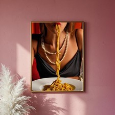 Poster Pasta Cibo Fotografia