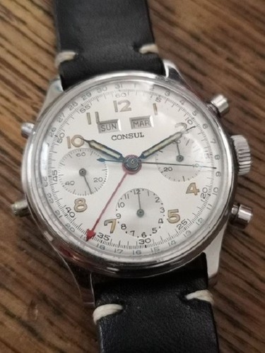 Cronografo vintage consul - vintage,