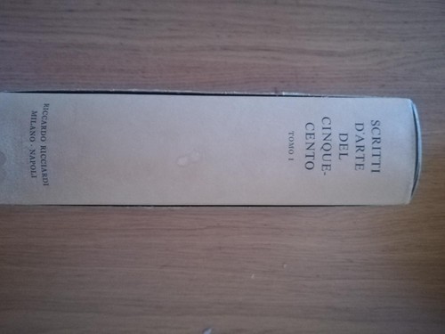 Scritti arte del cinquecento - del,